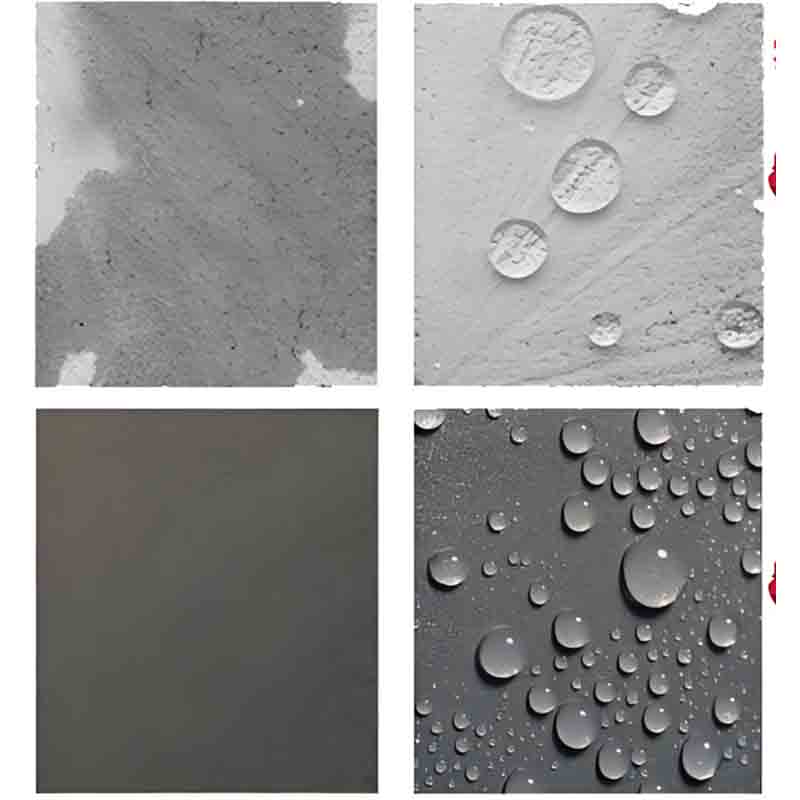 Transparent liquid waterproofing agent