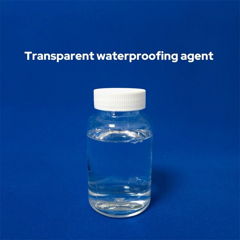 Transparent liquid waterproofing agent