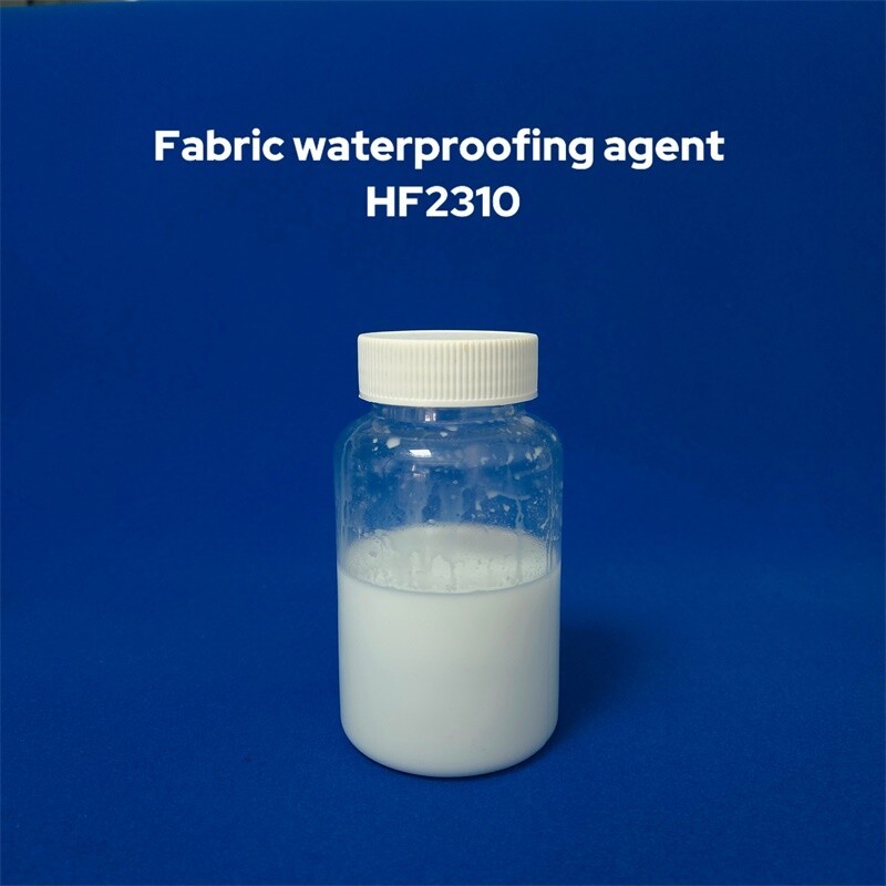 Fluorine-free water-based fabric waterproofing agent
