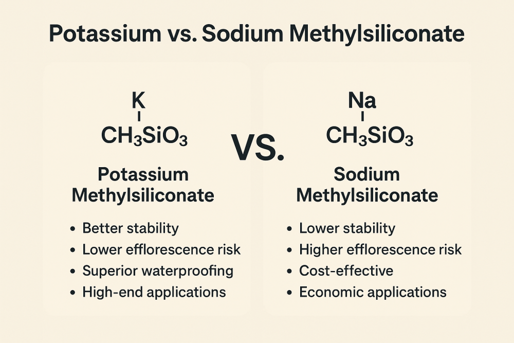 Potassium vs. Sodium Methylsiliconate: Key Differences, Properties, and Applications