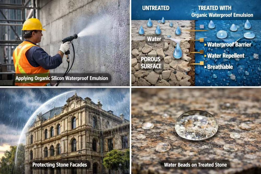 Organic Silicon Waterproof Emulsion: Effective Waterproofing for Buildings and Stone