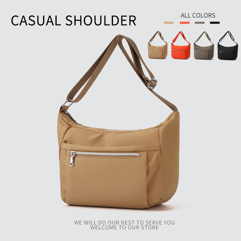 Leisure canvas crossbody bag