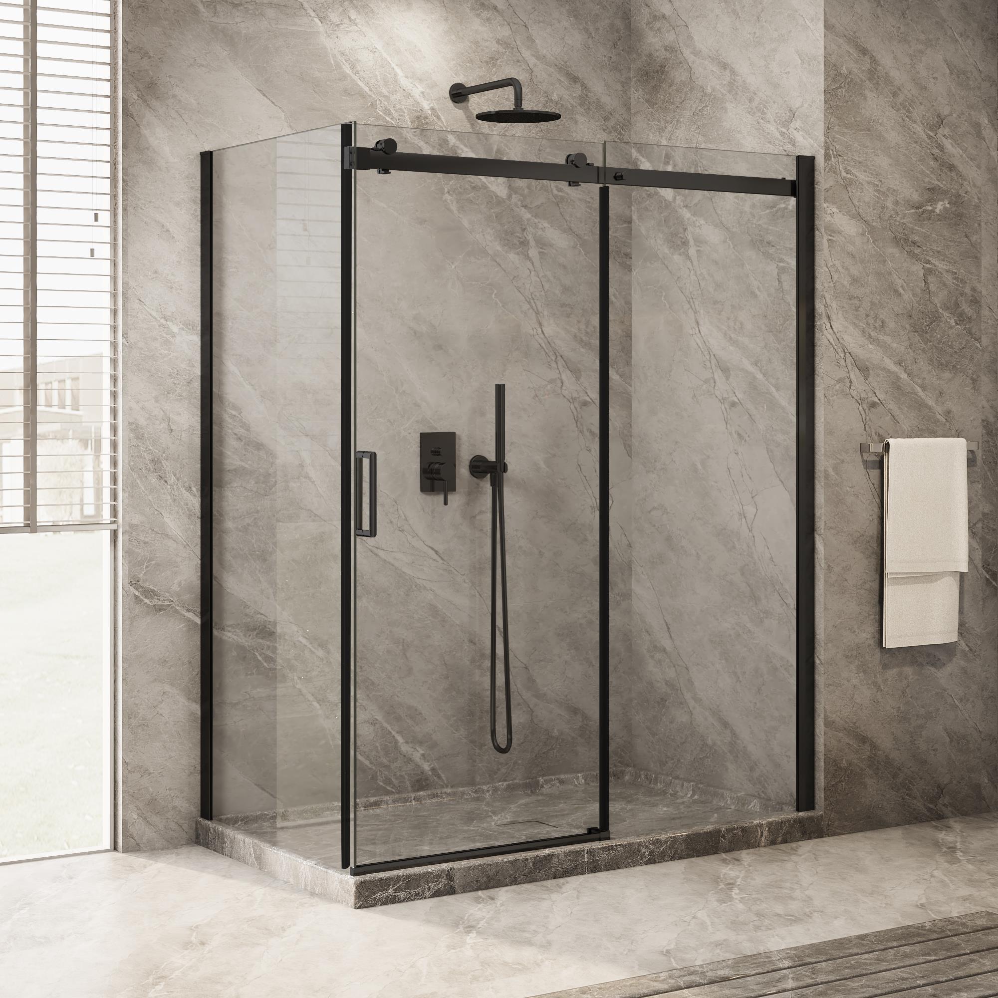 808Y21 L-shaped sliding door