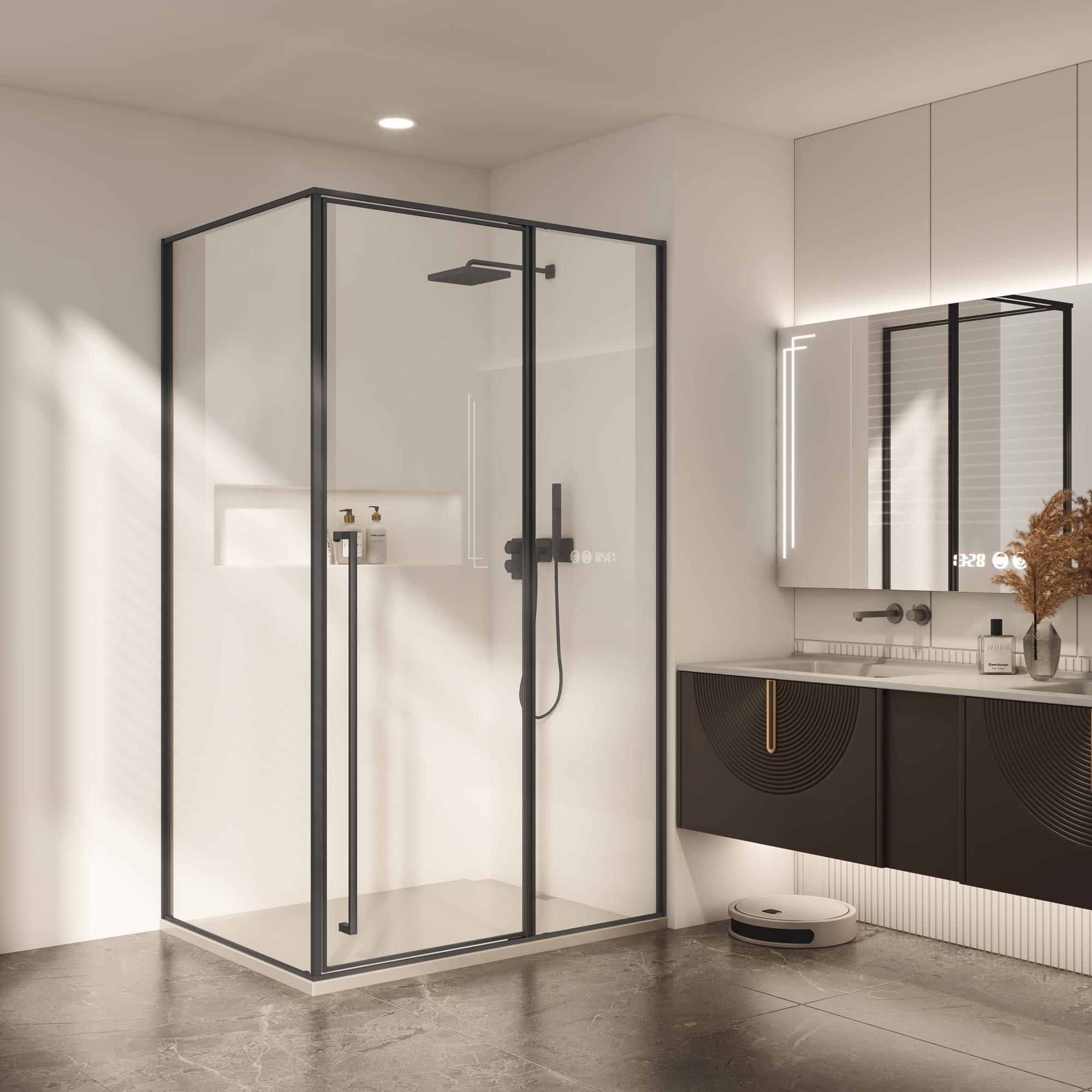 601L31 L-shaped rotating shaft door