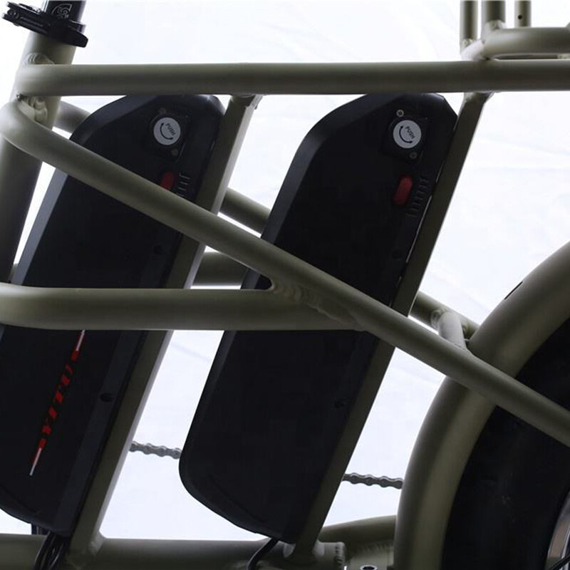 20 Inch Fat Tire Electric City Bike Long Range 48V 500W Cargo Ebike 10.4Ah Lithium Battery Electric Bike