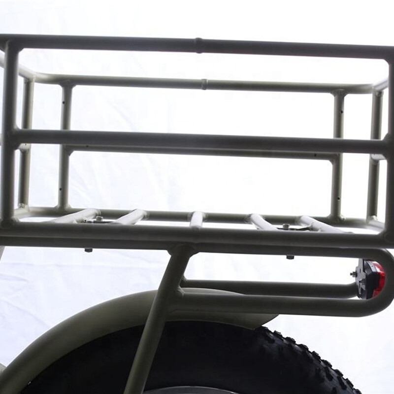 20 Inch Fat Tire Electric City Bike Long Range 48V 500W Cargo Ebike 10.4Ah Lithium Battery Electric Bike