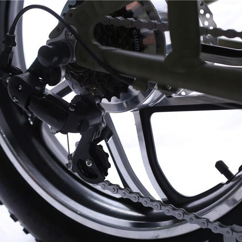 20 Inch Fat Tire Electric City Bike Long Range 48V 500W Cargo Ebike 10.4Ah Lithium Battery Electric Bike