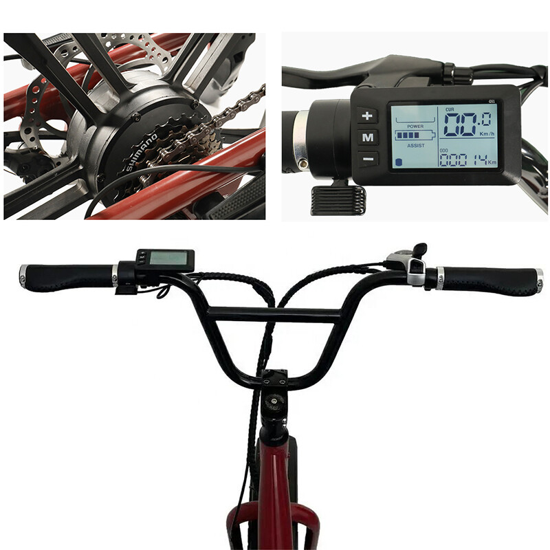 Electric City Bike Electric Tricycle 24 Inch 7 Speed 48V 500W/750W Fat Tire Cargo Ebike