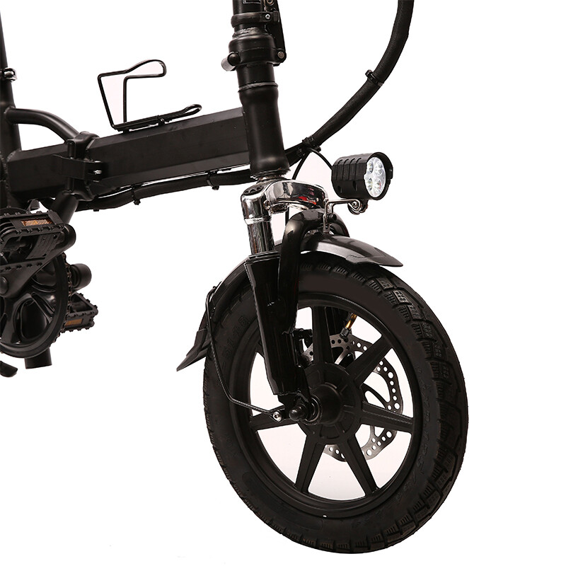 14 Inch Long Range 160KM 48V 25AH Electric Folding Bike