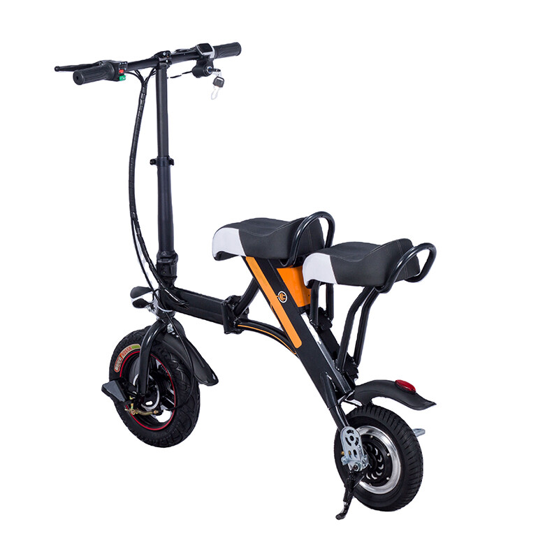 12 Inch Foldable Electric Bike Smart Two Seat