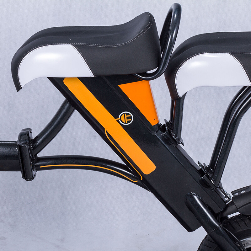 12 Inch Foldable Electric Bike Smart Two Seat