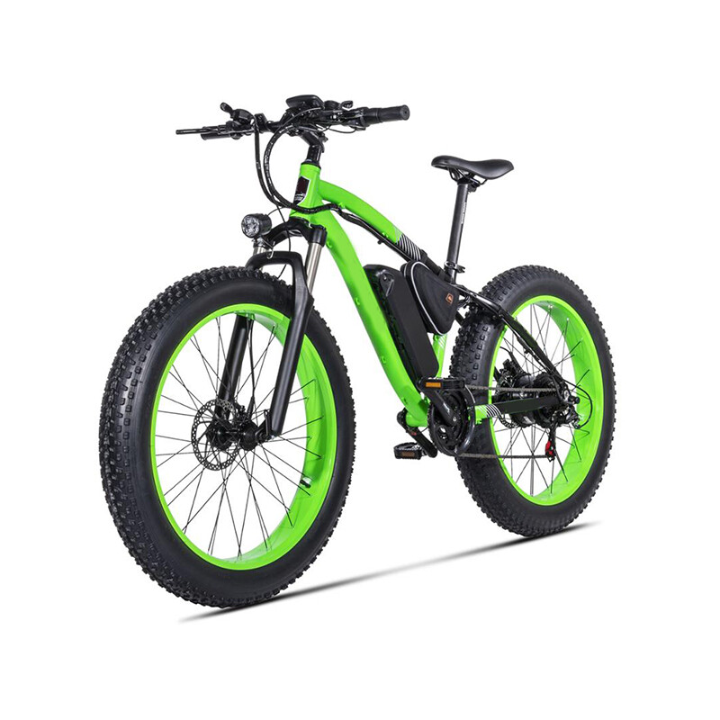 21 Speed Gears Full Suspension Electric Fat Bike With Oil Hydraulic Disk Brakes