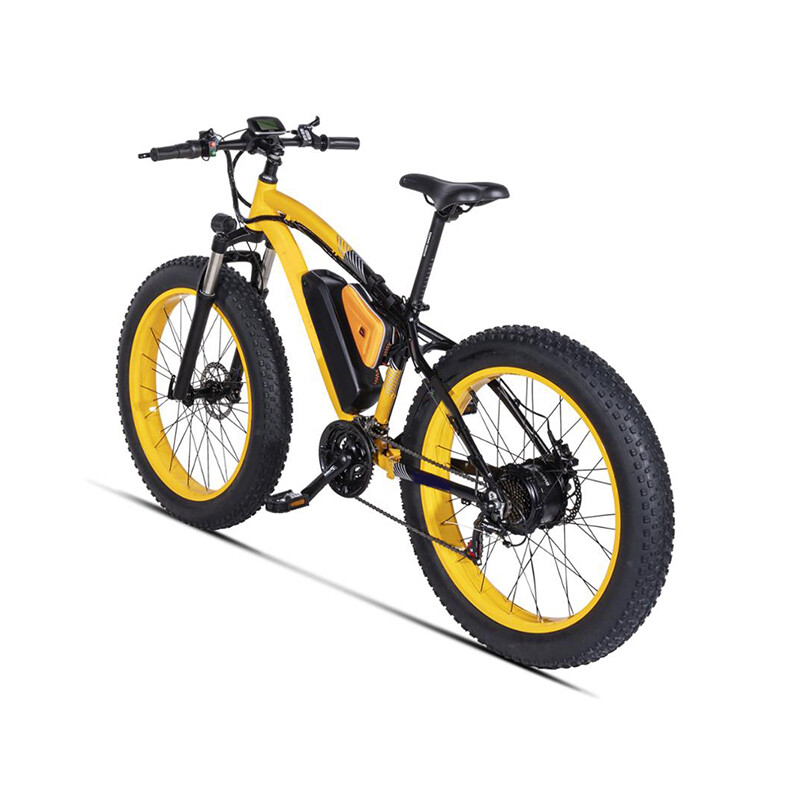 21 Speed Gears Full Suspension Electric Fat Bike With Oil Hydraulic Disk Brakes
