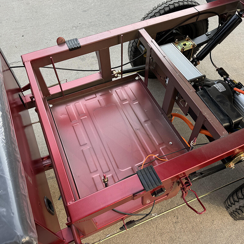 Electric Cargo Tricycle With Cabin Three Wheel Car for Farming and Transport