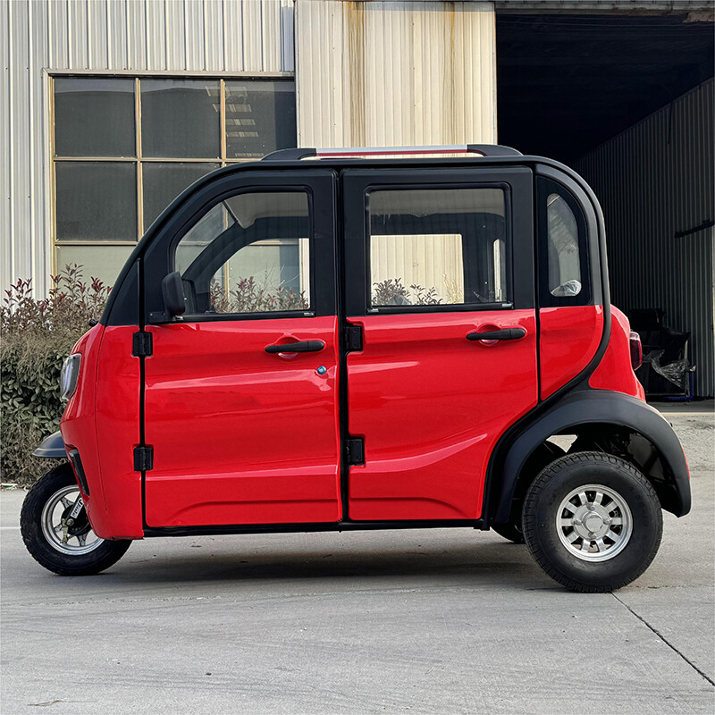 Passenger Closed Cabin Electric Tricycle For Seniors