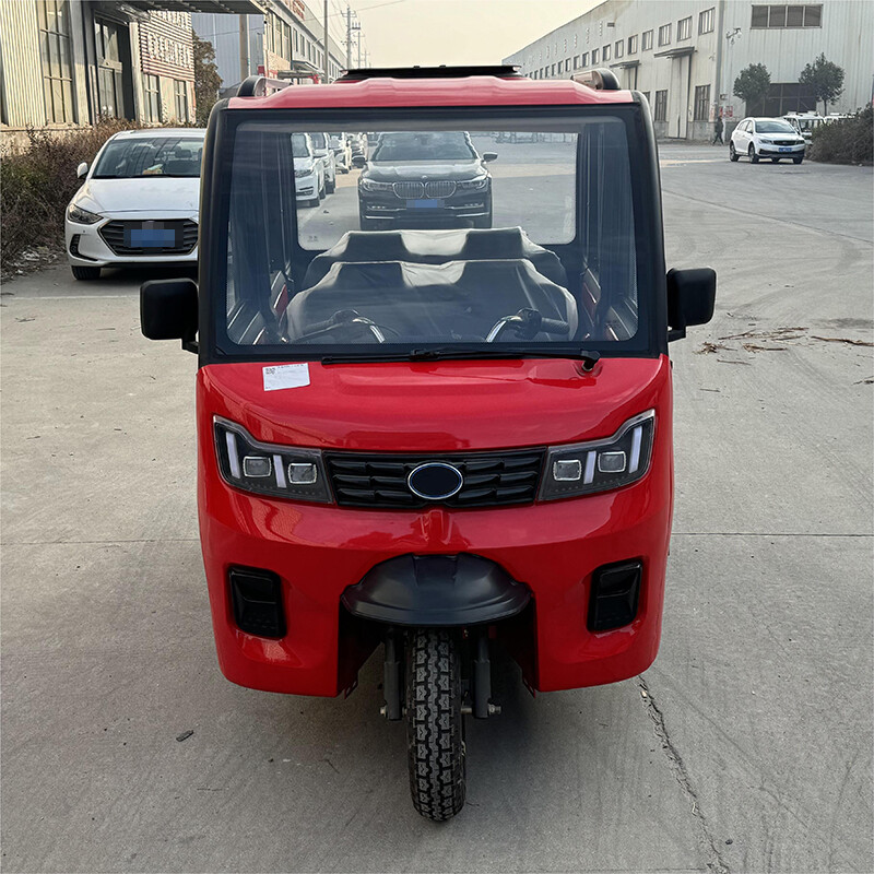Passenger Closed Cabin Electric Tricycle For Seniors