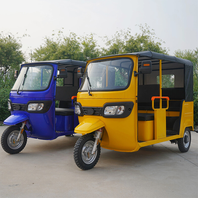 6-Seat Passenger Tuk Tuk 3 Wheel Electric Rickshaw