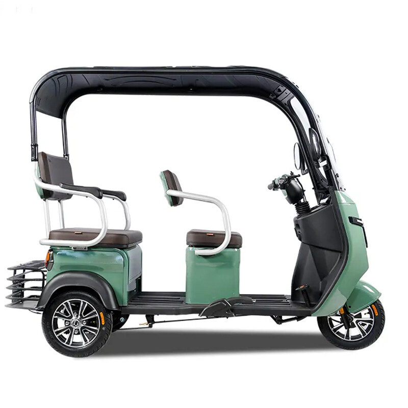 Electric Passenger Tricycle with Roof