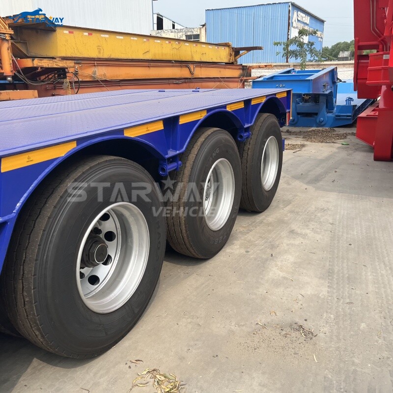80 ton Hydraulic Detachable Gooseneck Lowboy Trailer