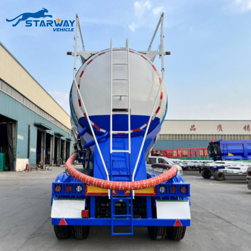 3 Axles 45 cbm Bulk Cement Tank Trailer