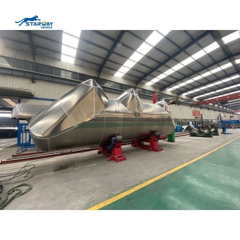 60 cbm Bulk Flour Tanker Semi Trailer