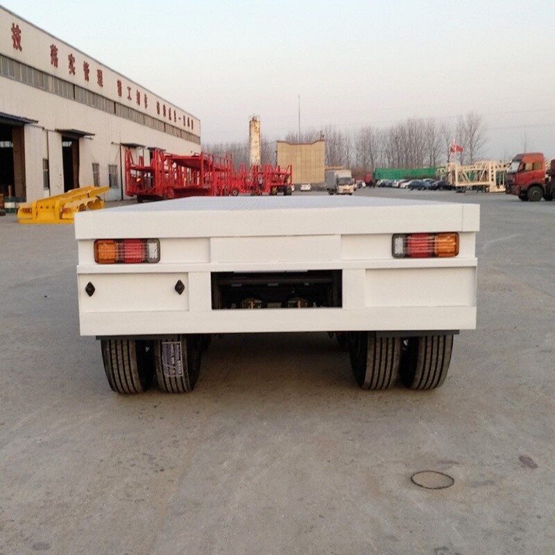 3 essieux 20ft Flatbed Drawbar Trailer