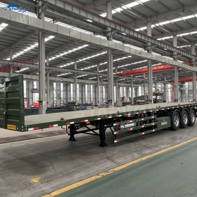 Semi-remorque plateforme robuste 13,6 m