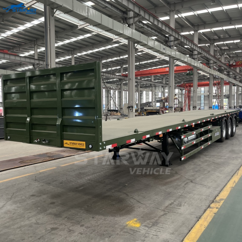 Semi-remorque plateforme robuste 13,6 m