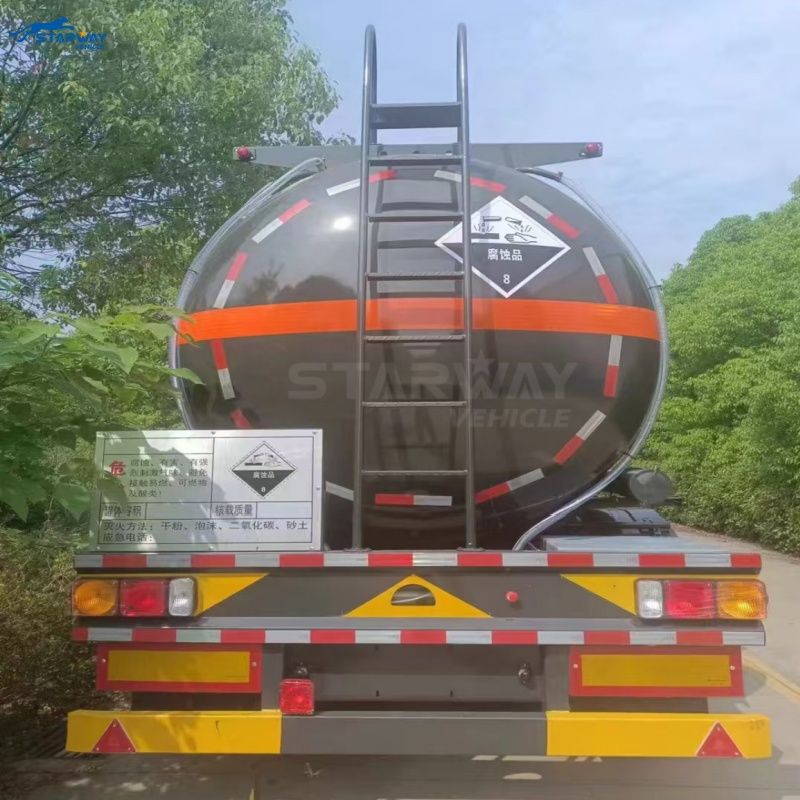 Starway Remorque-citerne pour acide sulfurique