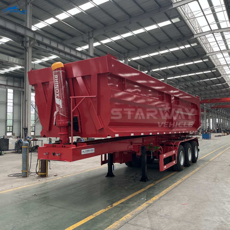 Remorque à benne basculante en U 30CBM