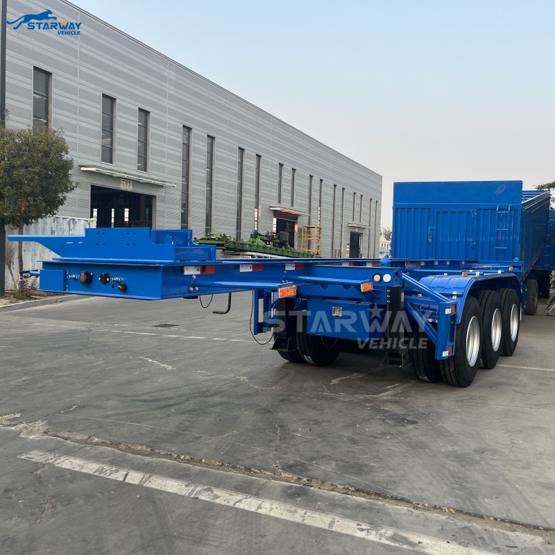 Remorque à 2 essieux 20ft Skeleton Trailer en vente