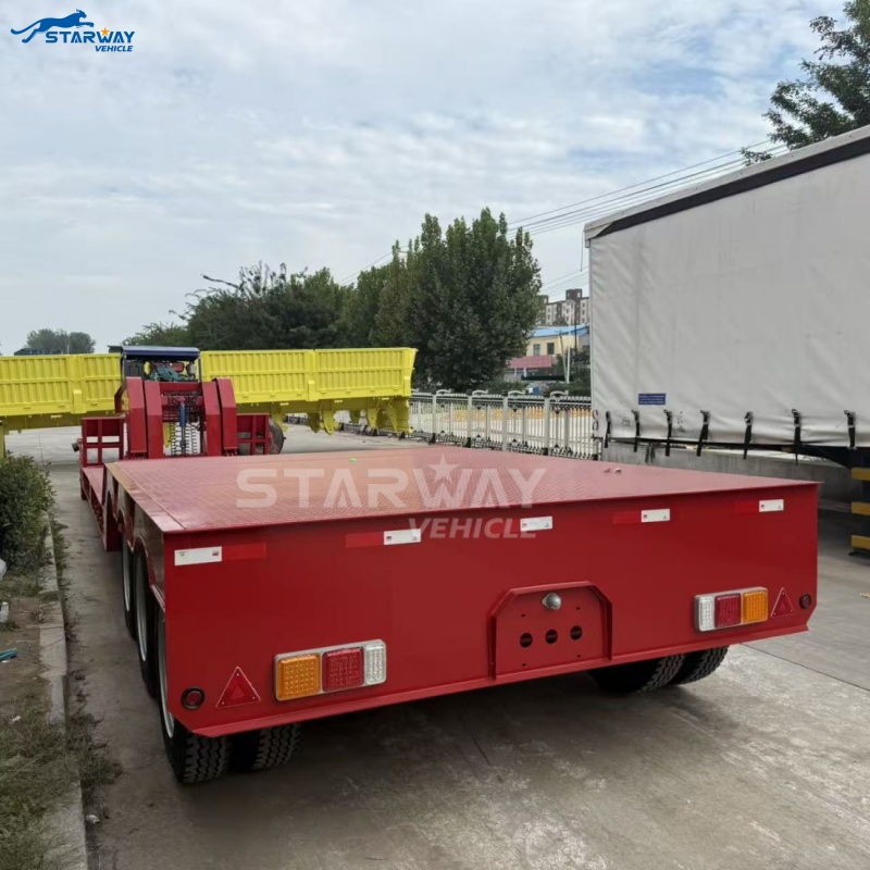 Détachable Gooseneck Lowboy Trailer