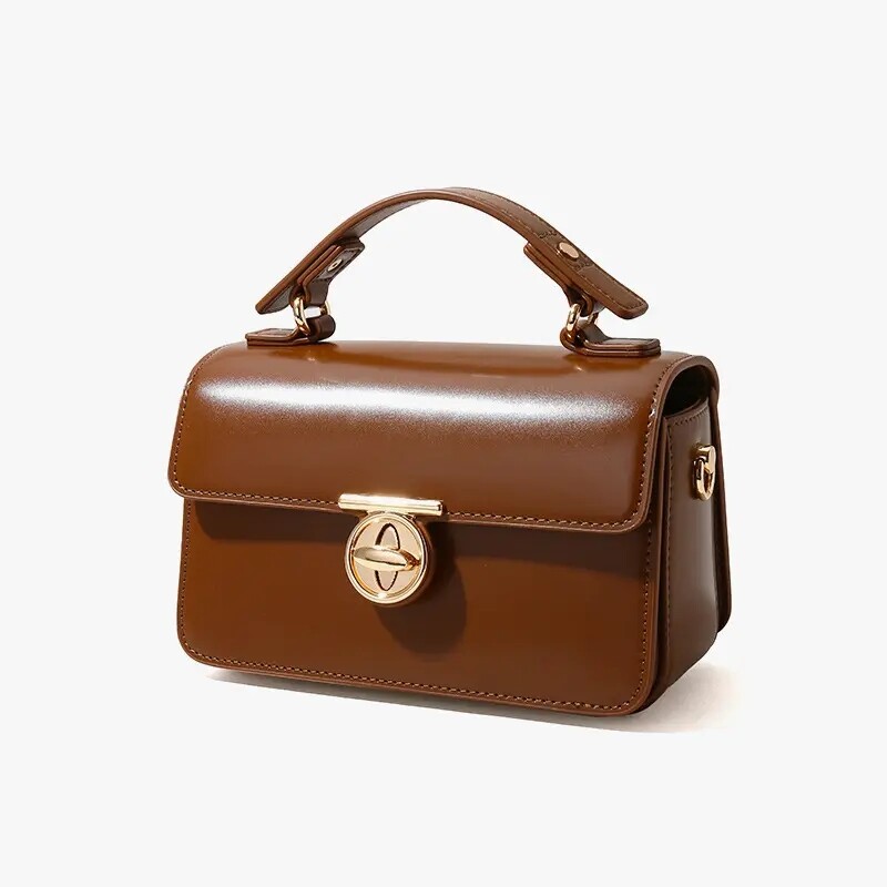 new luxury genuine leather handbag for women design fashion high quality cowhide ladies shoulder bag crossbody bag