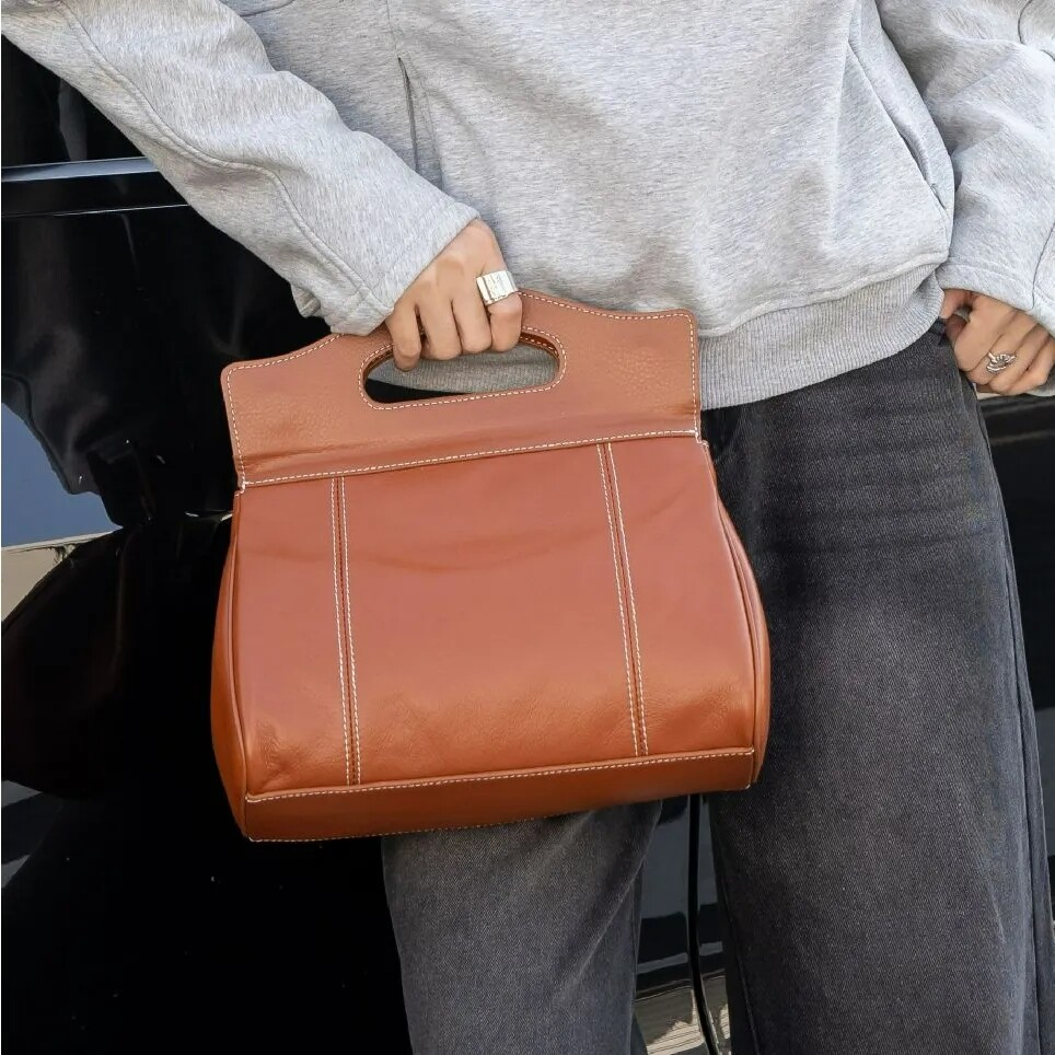 luxury genuine leather handbag for women New high-quality shoulder bag for women made of cowhide