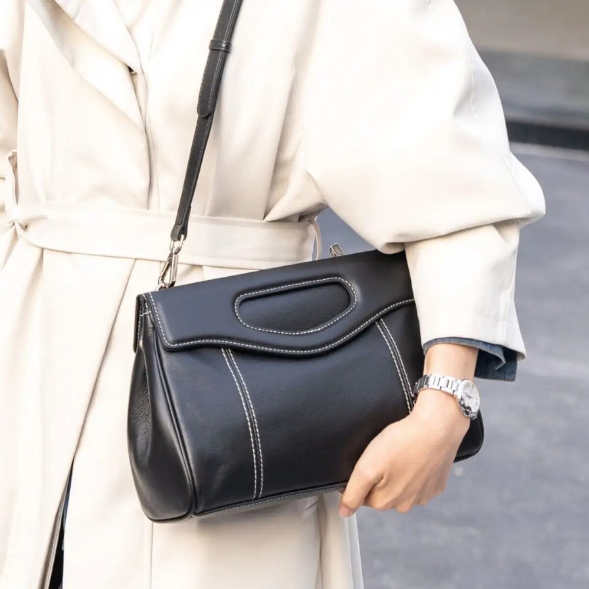 luxury genuine leather handbag for women New high-quality shoulder bag for women made of cowhide