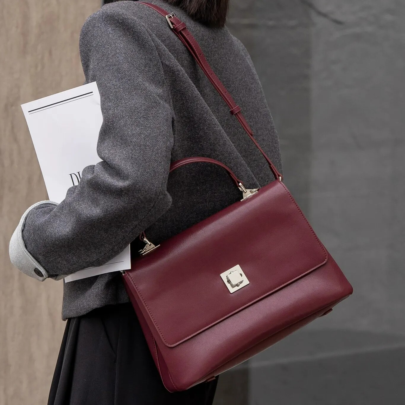 vegetable tanned cowhide handbag for women vintage style genuine leather ladies shoulder bag crossbody bag