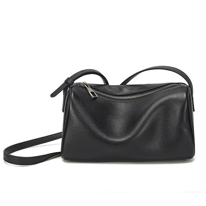 cross-border wholesale genuine leather small ladies bag simple fashion cowhide ladies shoulder bag shoulder bag