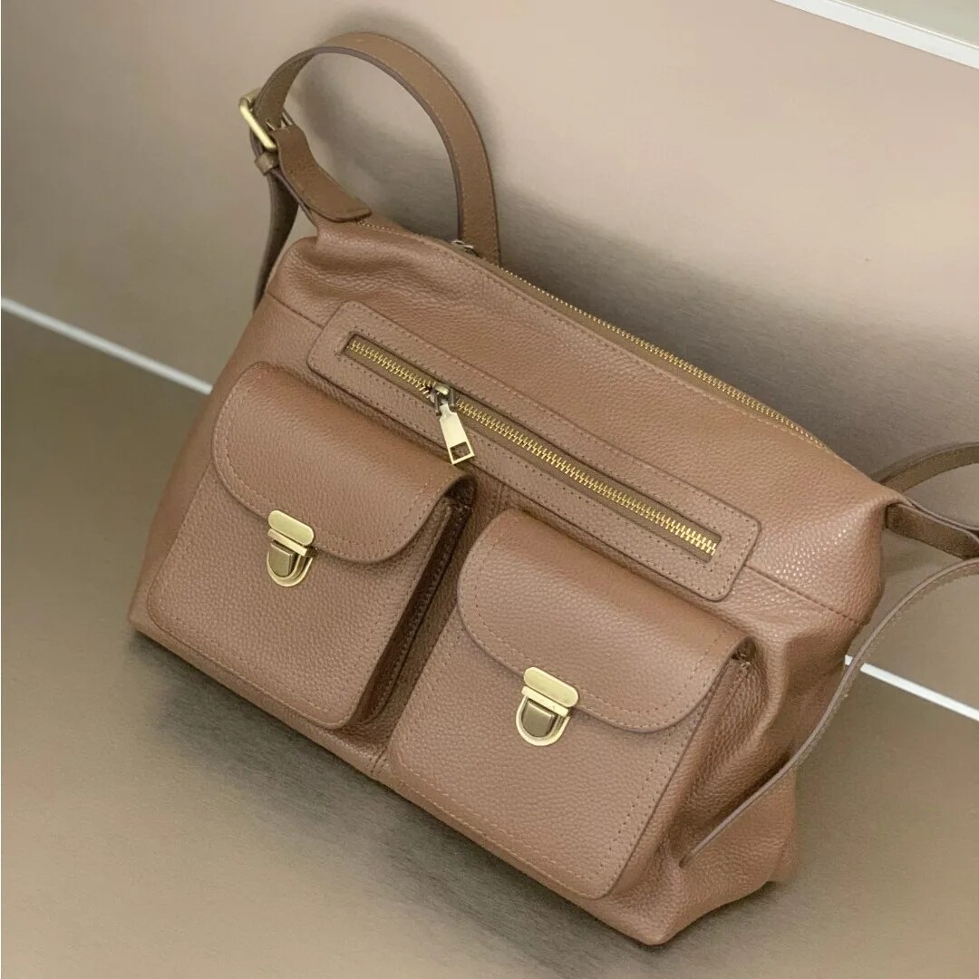new shoulder bag for women made of genuine leather shoulder bag cross border sales of high-quality cowhide shoulder bags for women