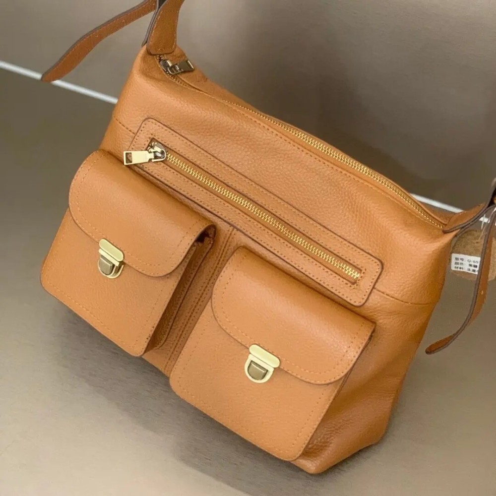new shoulder bag for women made of genuine leather shoulder bag cross border sales of high-quality cowhide shoulder bags for women