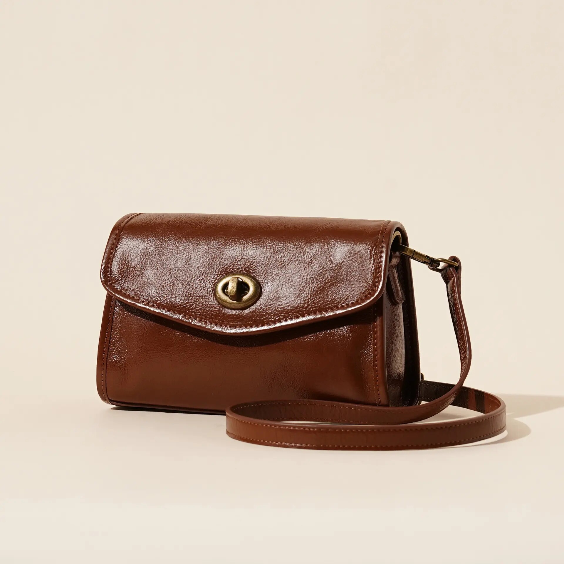 simple fashion genuine leather ladies shoulder bag new high-quality cowhide ladies shoulder bag shoulder bag