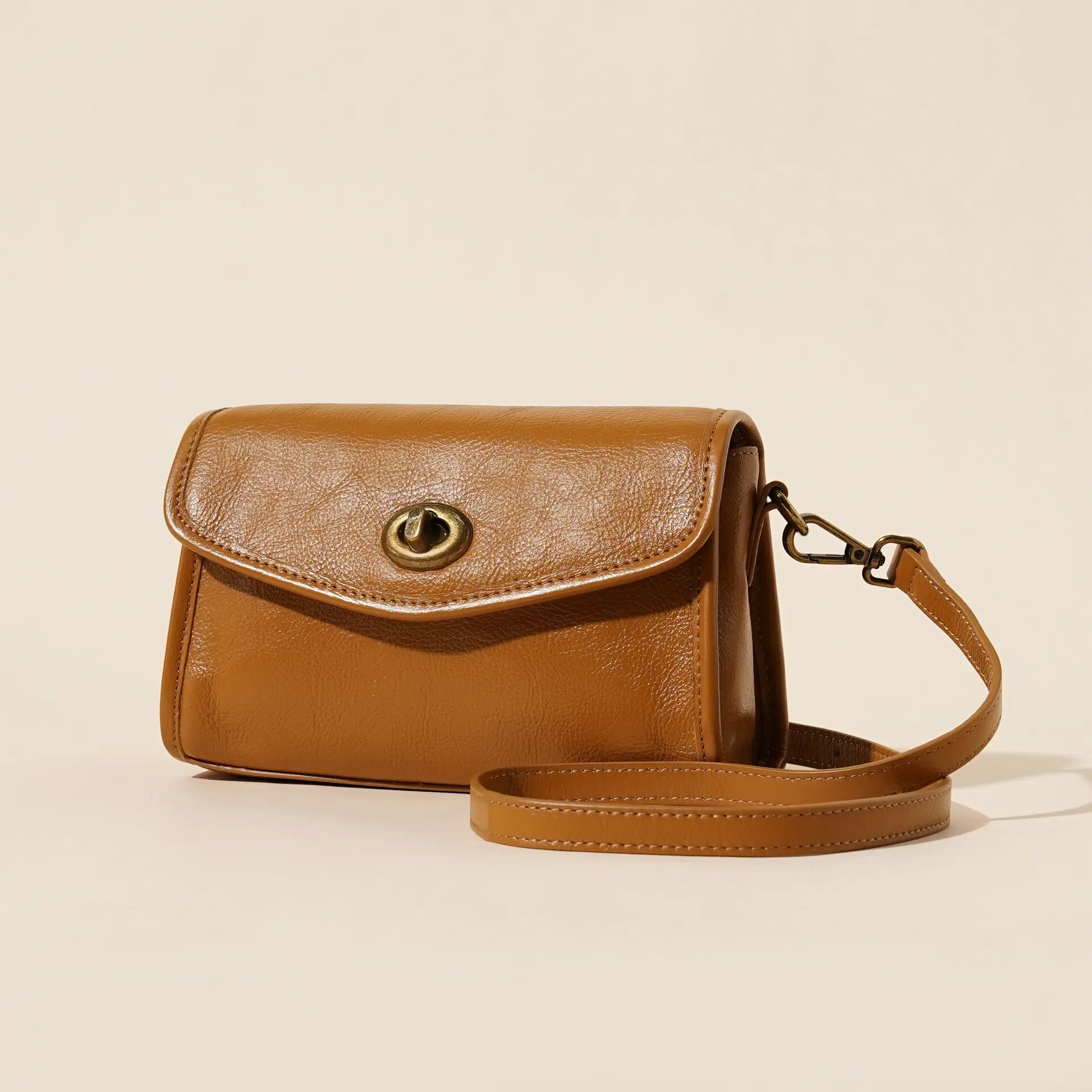 simple fashion genuine leather ladies shoulder bag new high-quality cowhide ladies shoulder bag shoulder bag