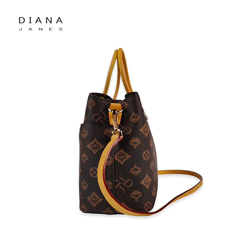 Spring and summer new bucket bag, hand-held shoulder bag, crossbody bag, vintage bucket bag, commuting women's bag