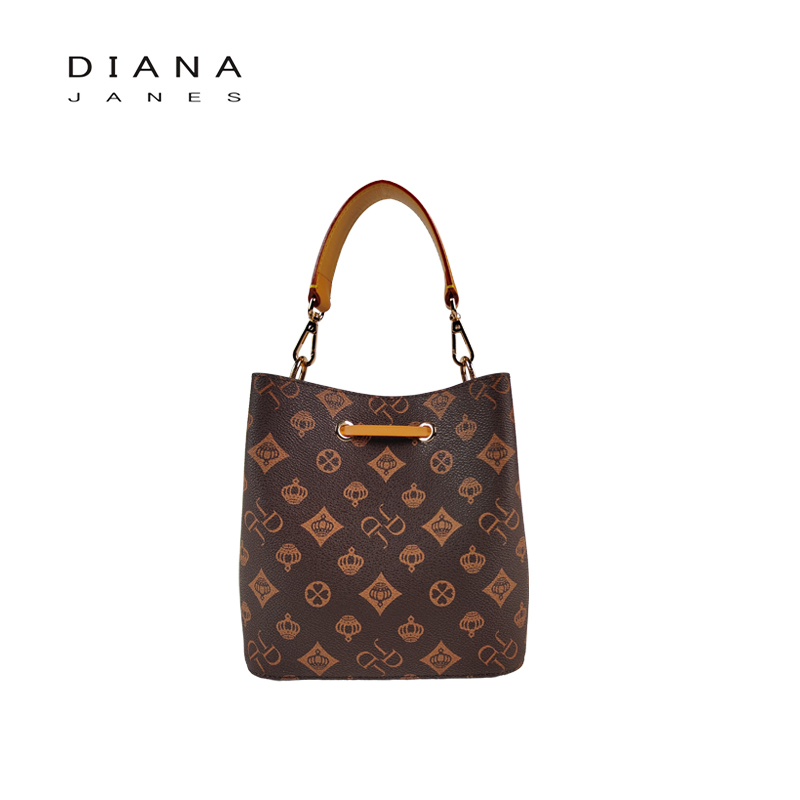 Aging bucket bag, single shoulder crossbody bag, handbag, large capacity commuting bucket bag, small bag