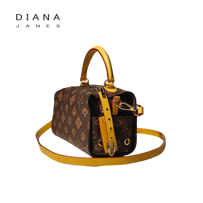 Small square bag, Boston style pillow bag, versatile women's handbag, high-end messenger bag