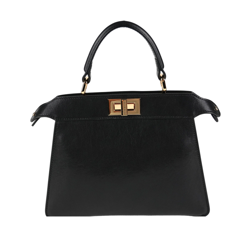 Classic Girl Lock handbag 2025 new style handbag messenger bag saddle bag