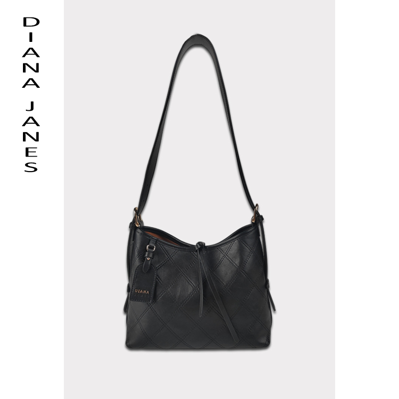 Large-capacity hobo bag for women, tote bag for commuting, cross-body leather women's bag