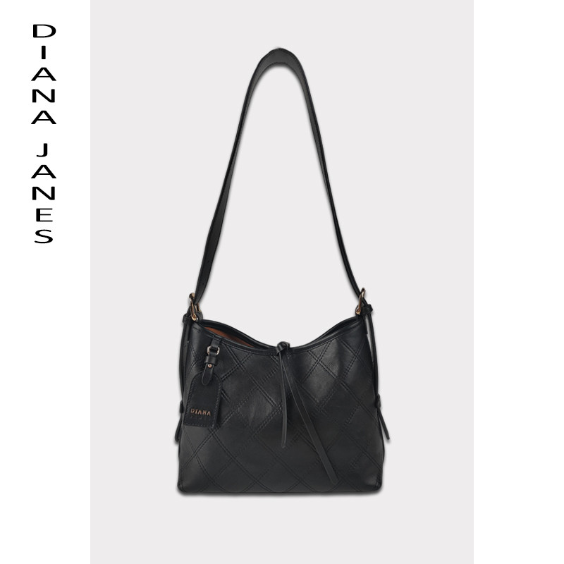 Large-capacity hobo bag for women, tote bag for commuting, cross-body leather women's bag 