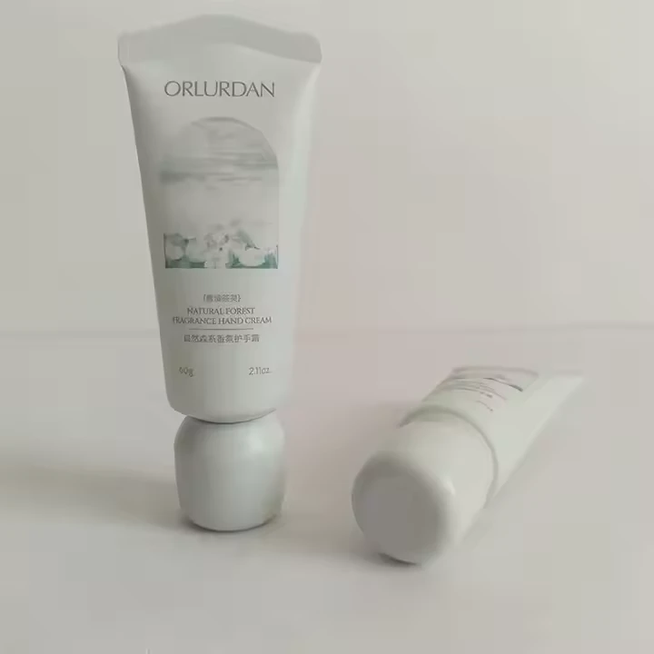 60g custom designed perfume hand cream hand cream with round smooth top nut