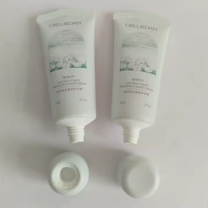 60g custom designed perfume hand cream hand cream with round smooth top nut