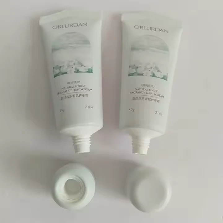 60g custom designed perfume hand cream hand cream with round smooth top nut